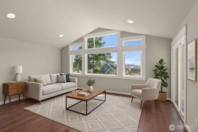 Upper level bonus room
