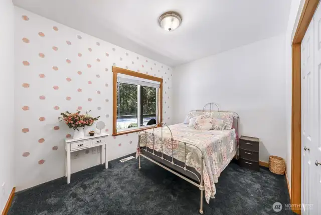 The third bedroom is also spacious