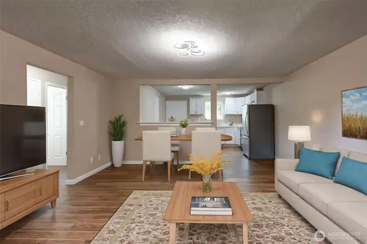 Second view of the kitchen