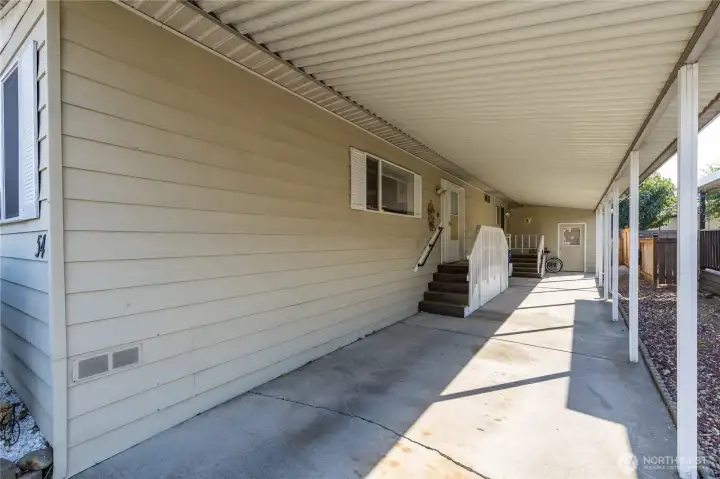 Covered carport
