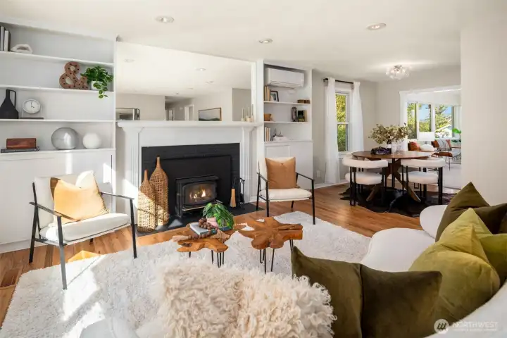 Open concept living and dining that also flows back to a large Sun room / Bonus room