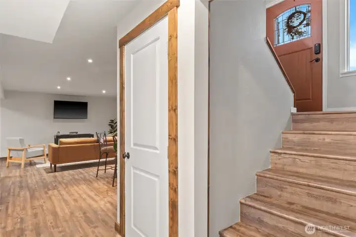 Head to the lower level