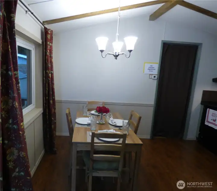 Eating Space in Kitchen Table & Chairs can stay