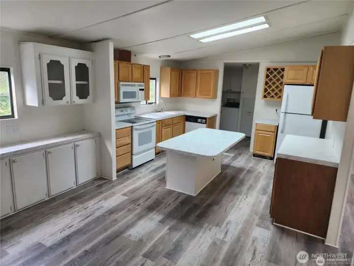 Giant kitchen with tons of storage!
