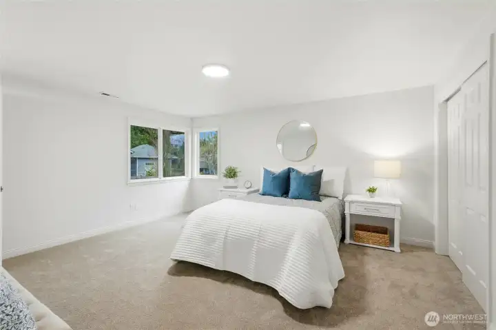 Primary suite offers luxurious space for everything you desire.