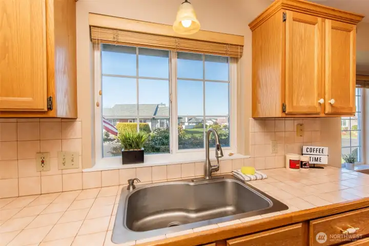 Window over kitchen sink