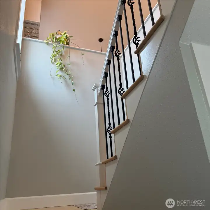 Stairs leading to main living space