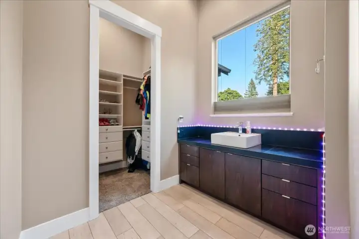 with walk in and shower