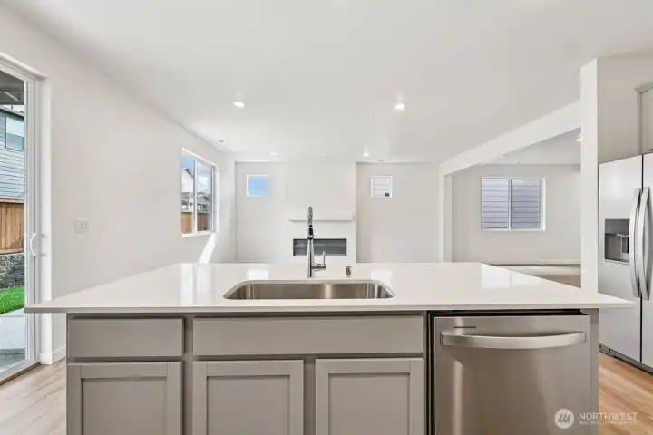 Photo is of a 2605 plan in another KB Home location; options and colors may vary based on your selections and may include options and features that are not reflected in the list price. Depictions of home, layout, location or other features/options, colors and color scheme, materials, fixtures, etc. are for showing purposes only and may not be included in the purchase price and availability may vary.