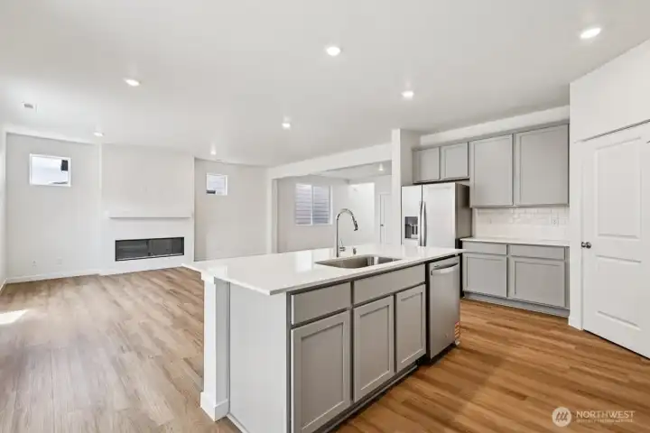 Photo is of a 2605 plan in another KB Home location; options and colors may vary based on your selections and may include options and features that are not reflected in the list price. Depictions of home, layout, location or other features/options, colors and color scheme, materials, fixtures, etc. are for showing purposes only and may not be included in the purchase price and availability may vary.