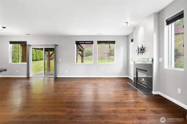 Wide open concept
