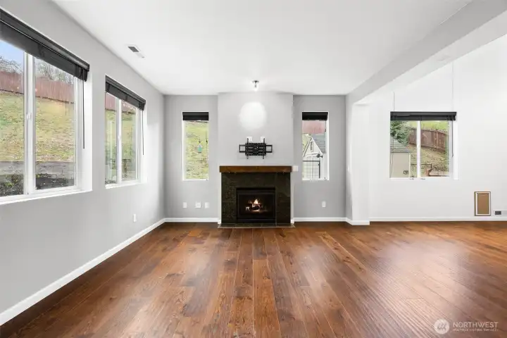 Lots of natural light