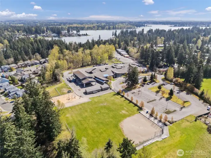 Connecting walking path to Lake Tapps Elementary within neighborhood