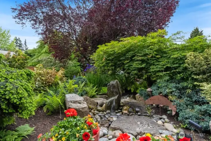 Yard lighting, irrigation and sprinkler systems and water fixture