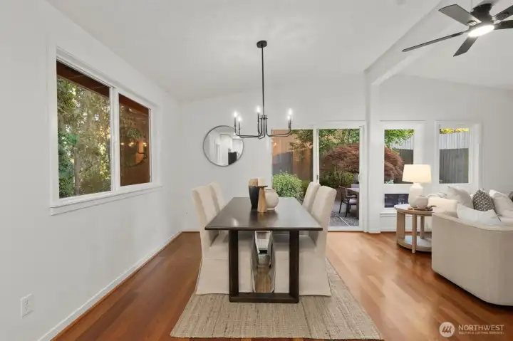 Thoughtfully designed dining space ideal for everyday living and entertaining.