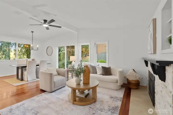 Connected gathering spaces designed for effortless everyday living.