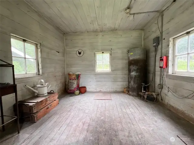 Inside the Outbuilding