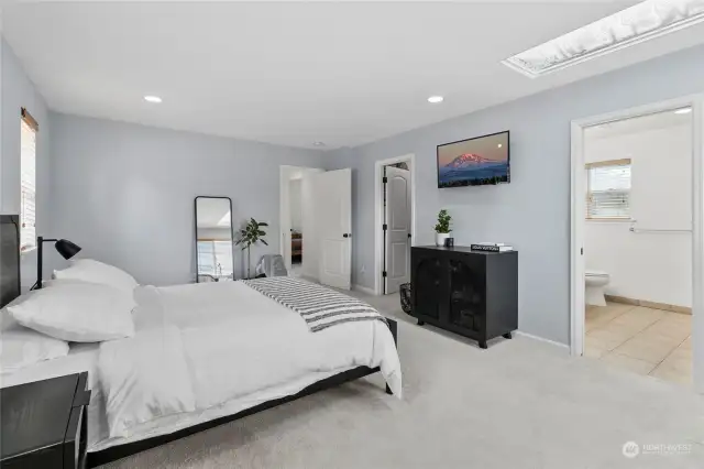 Master Bedroom with Walk-in Closet and Full Bathroom