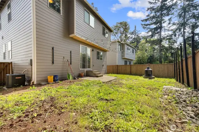 One of the bigger backyard in the neighborhood.