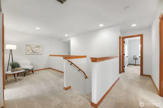 Little loft area just upstairs