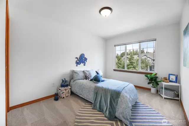 Bedroom #4 with walk in closet