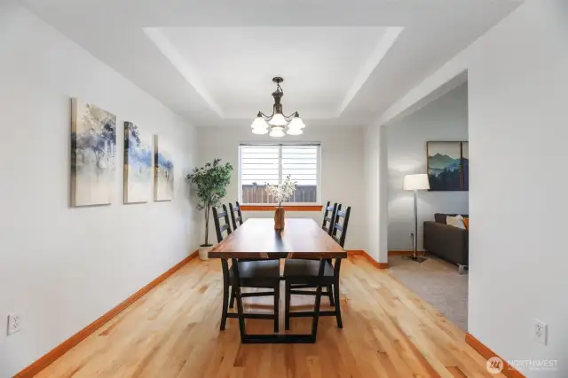 Formal dining room area