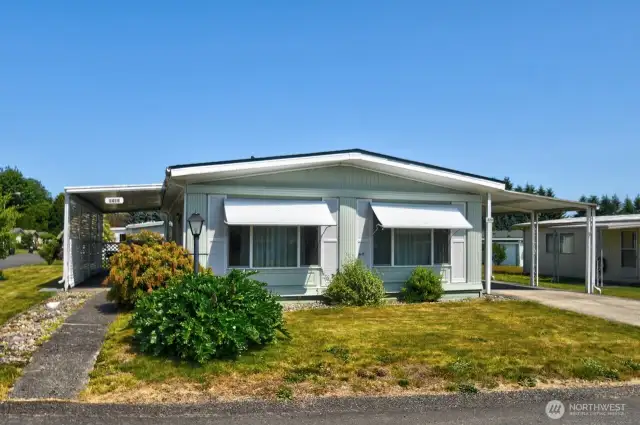 Home features newer windows and heat pump for year-round comfort.