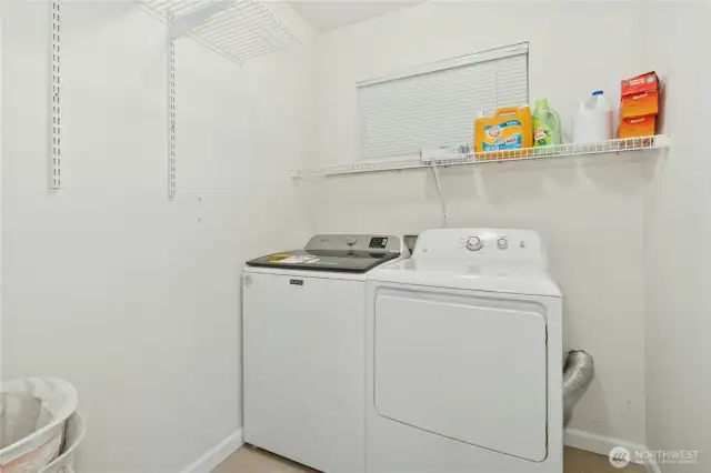 Laundry Room with lots of space for hanging your clean cloths