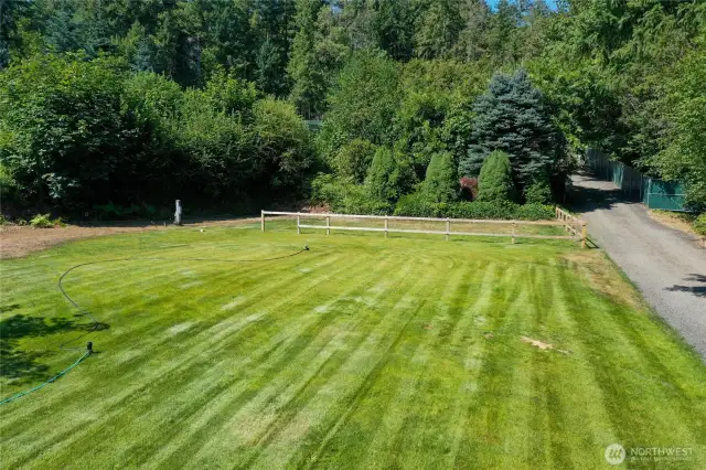 Park like setting with additional 2 bedroom septic, power and water. So many possibilities, RV visitors, ADU potential or camping spot when the State Park is full.