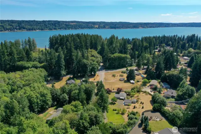 Just a gloriuos location. A 2 muinute walk to all theat Belfair State Park has to offer.
