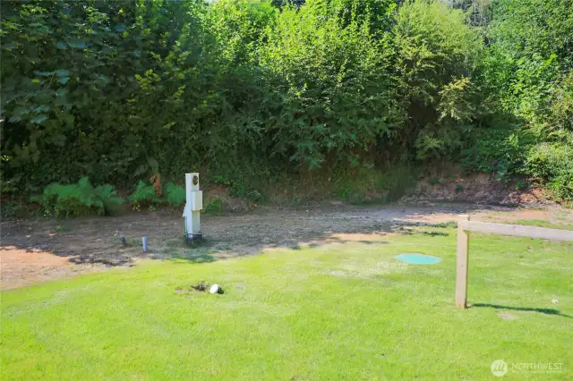 Extra power, water, septic. Dream......of what you can do with this.