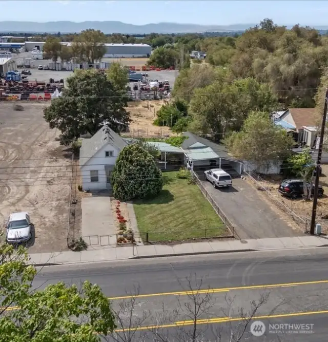 Front aerial view