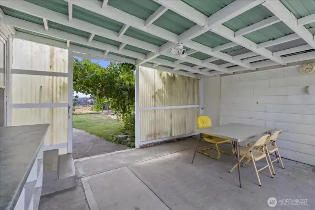 Coverd patio