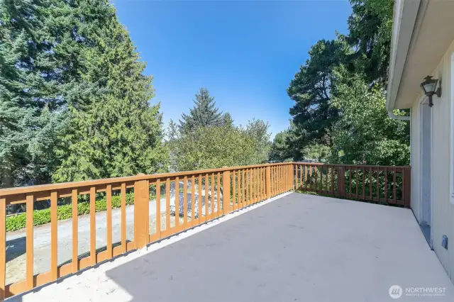 Sweeping Outdoor Deck