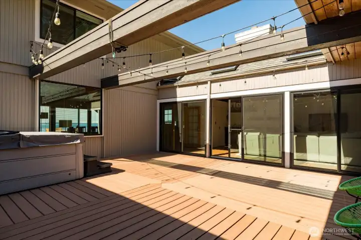 Open courtyard located in the middle of your home.
