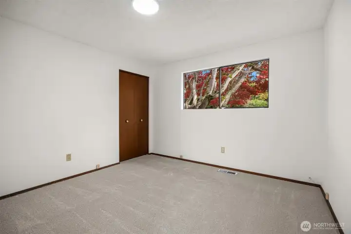 Three bedrooms are all together on the main floor.