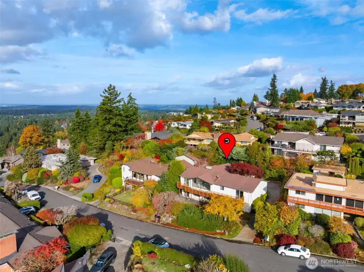 Perfectly perched to take advantage of the premium view.