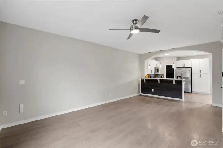 Unstaged living room