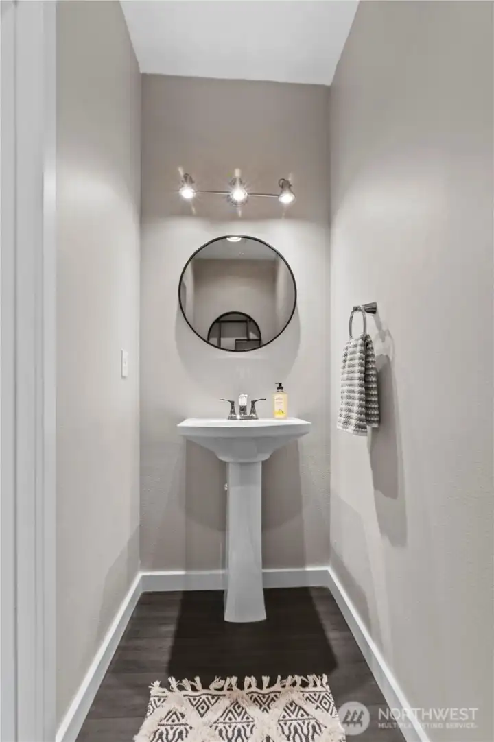 Main floor powder room