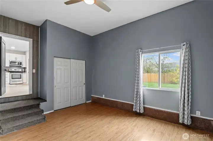 Finished bonus room or 4th bedroom