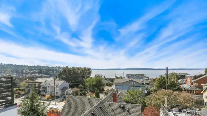 View for the rooftop deck