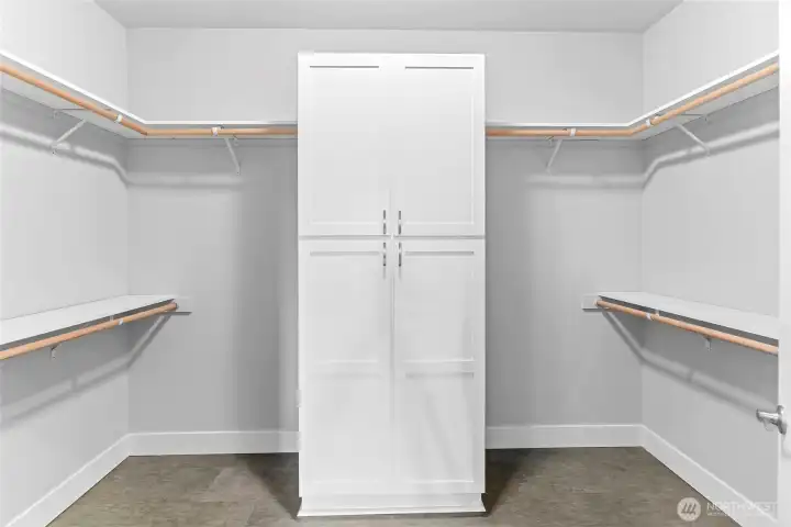 Walk-in Closet in Primary Bath