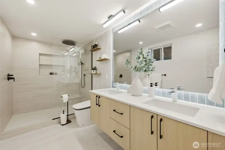 Primary En-Suite Bathroom- Lower Level