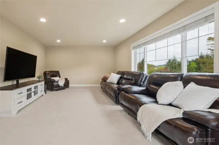 Huge bonus/theater room offers numerous options