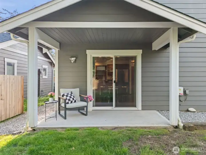 Covered patio