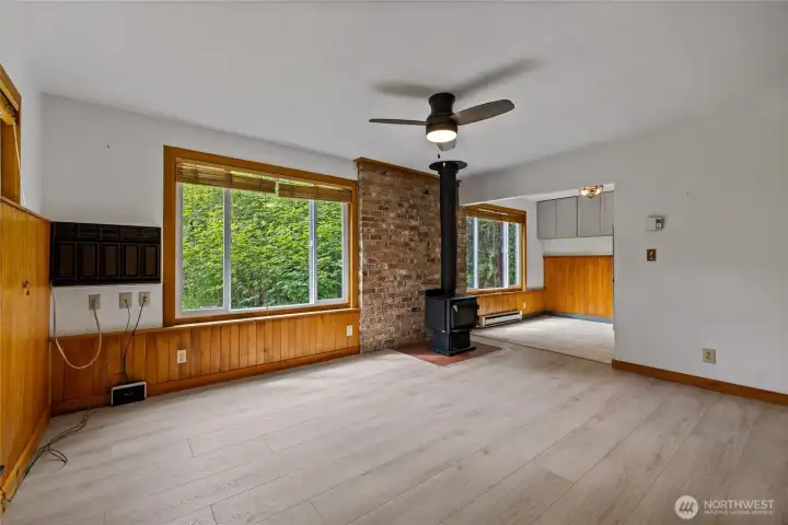 Fresh paint, new flooring