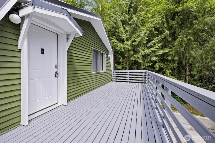 Deck for the ADU