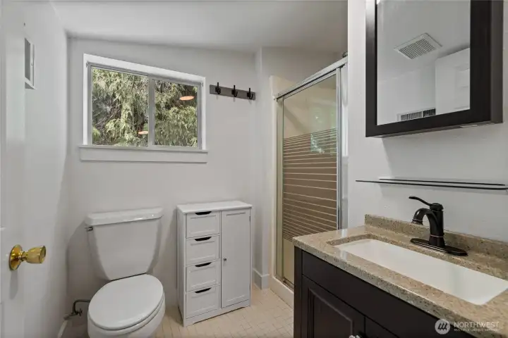 3/4 bath in the ADU