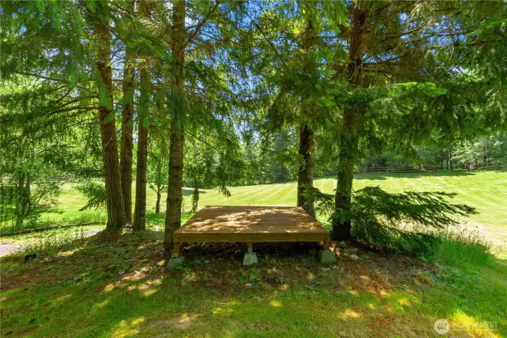 Host an event! Power is just on the backside of the platform.