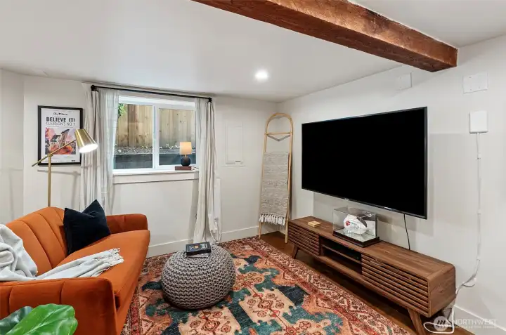 4th Bedroom in basement or additional living space